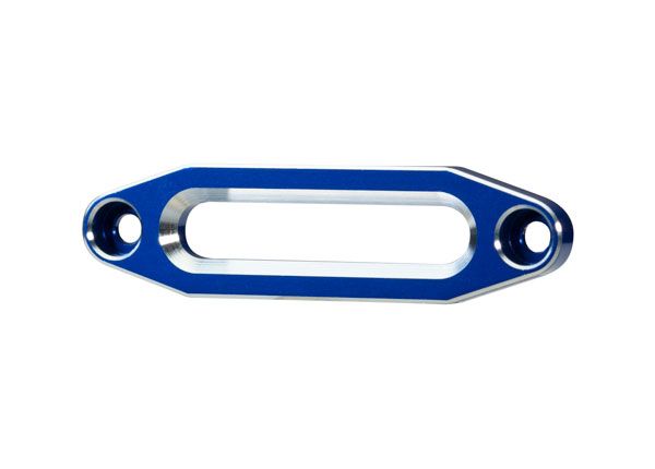 Traxxas Fairlead, winch, aluminum (blue-anodized) (use with front bumpers #8865, 8866, 8867, 8869, or 9224)