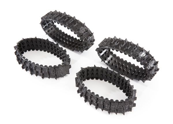 Traxxas Treads, Deep-Terrain, TRX-4 Traxx (complete set) (4) - Click Image to Close