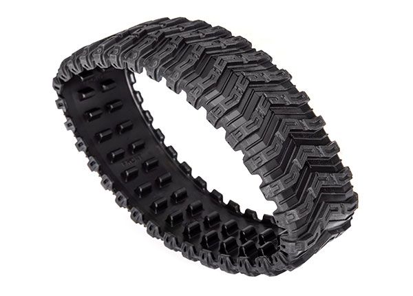 Traxxas Rubber track, All-Terrain, front (left or right) (rubber) (1)