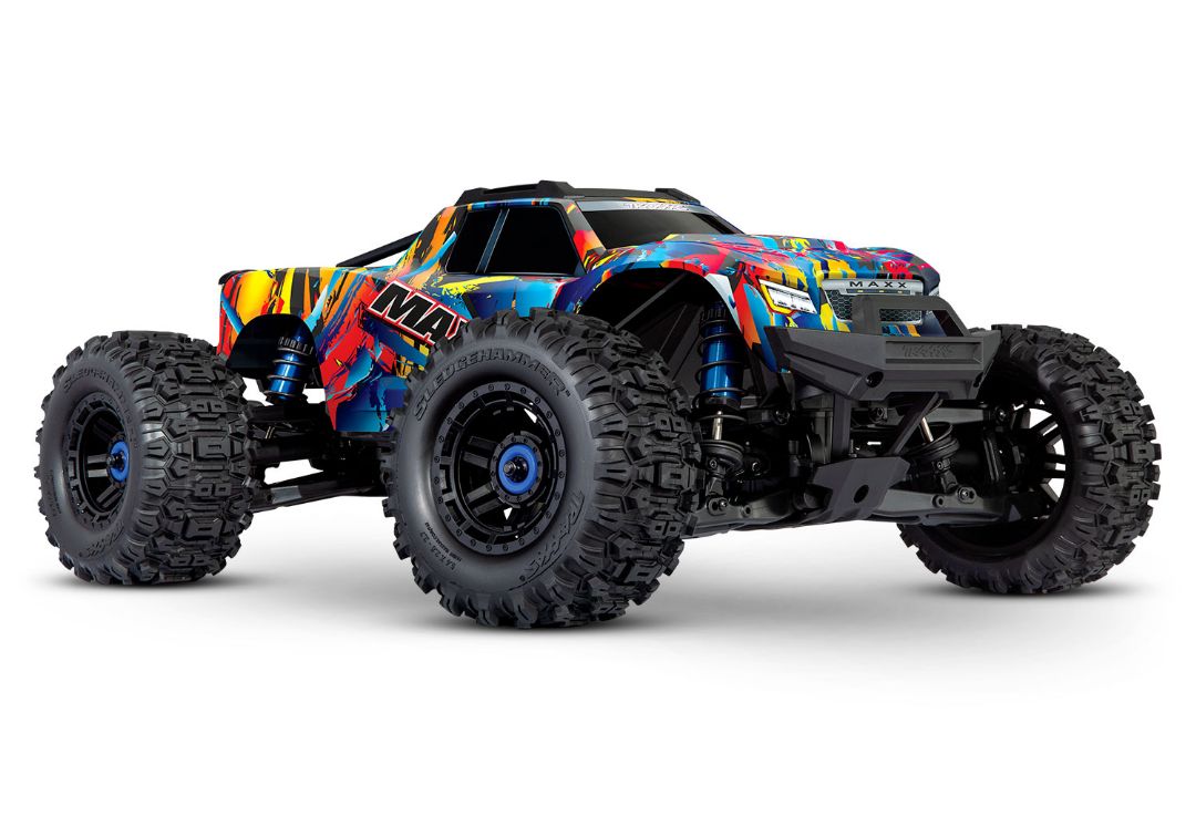 Traxxas Maxx 4S V2 - 1/10 Scale 4WD Brushless Monster Truck w/ WideMaxx Kit - RNR