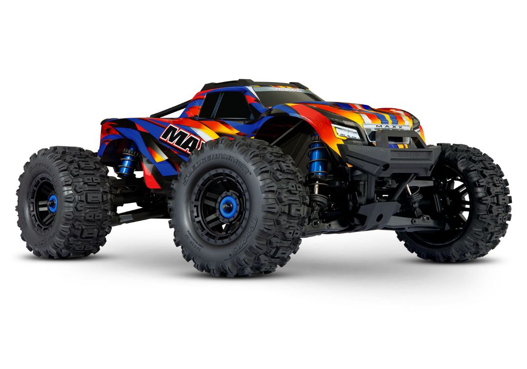Traxxas Maxx 4S V2 - 1/10 Scale 4WD Brushless Monster Truck w/ WideMaxx Kit - Yellow