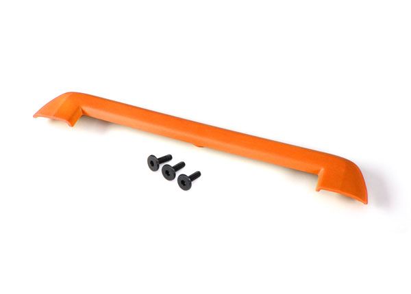 Traxxas Tailgate protector, orange/ 3x15mm flat-head screw (4)