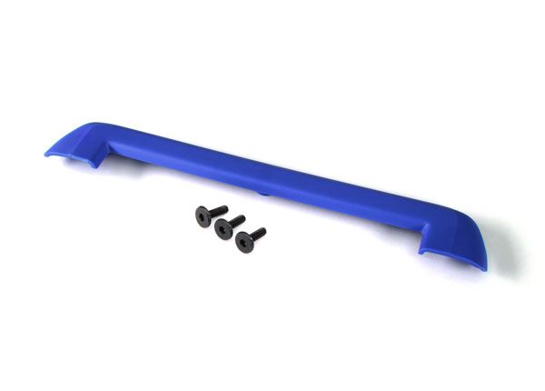 Traxxas Tailgate protector, blue/ 3x15mm flat-head screw (4)