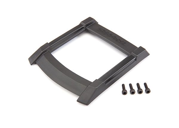 Traxxas Skid plate, roof (body) (black)/ 3x10mm CS (4) - Click Image to Close