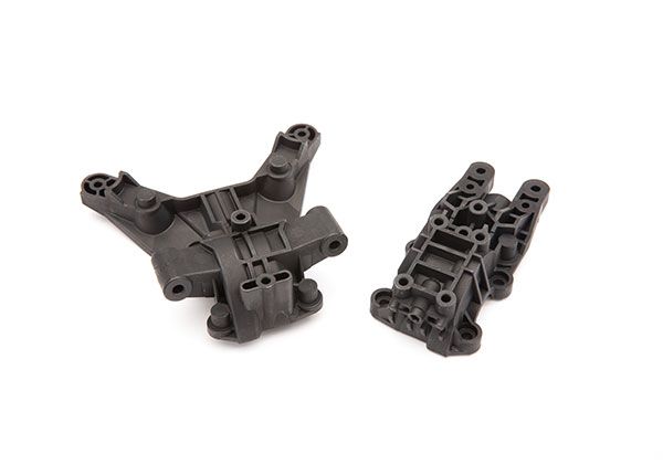 Traxxas Bulkhead, front (upper and lower) for Maxx