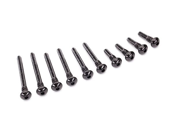 Traxxas Suspension screw pin set, front or rear (hardened steel),4x18mm (4),4x38mm (2),4x33mm (2),4x43mm (2)