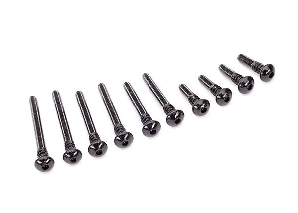 Traxxas Suspension screw pin set, front or rear (hardened steel - Click Image to Close