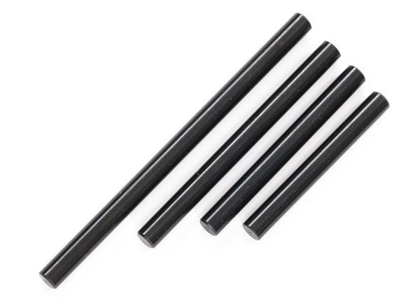 Traxxas Suspension pin set, rear (left or right) (hardened steel