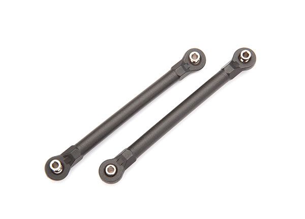 Traxxas Toe links, molded composite, 100mm (89mm center to center) (black) (2)