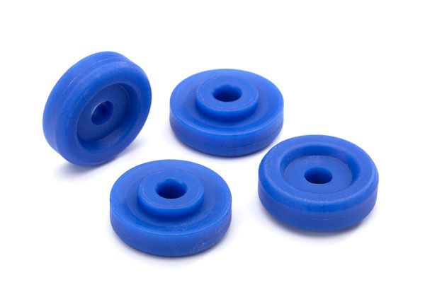 Traxxas Wheel washers, blue (4)