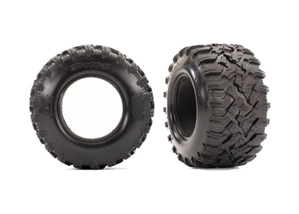 Traxxas Tires, Maxx All-Terrain 2.8" (2)/ foam inserts (2) - Click Image to Close