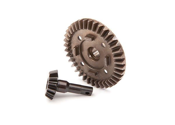 Traxxas Ring gear, differential/ pinion gear, differential (front)