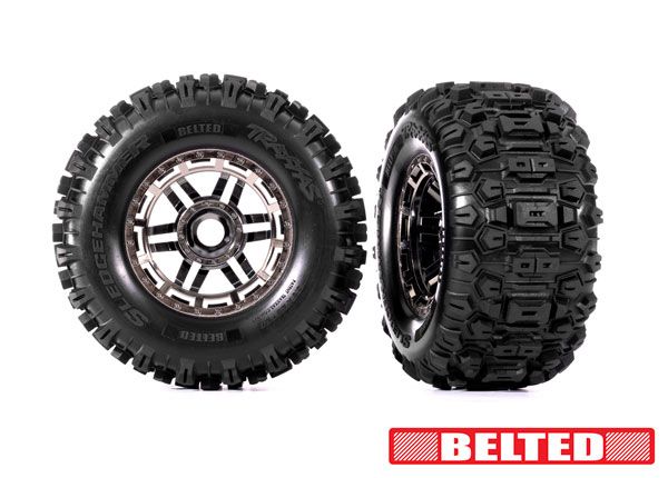 Traxxas Premount 2.8" Black Chrome & Sledgehammer® Belted