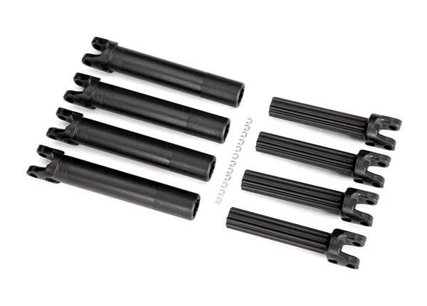 Traxxas Half shaft set, left or right (plastic parts only) (inte - Click Image to Close