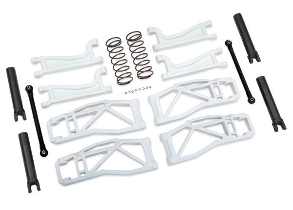 Traxxas Suspension kit, WideMAXX, white