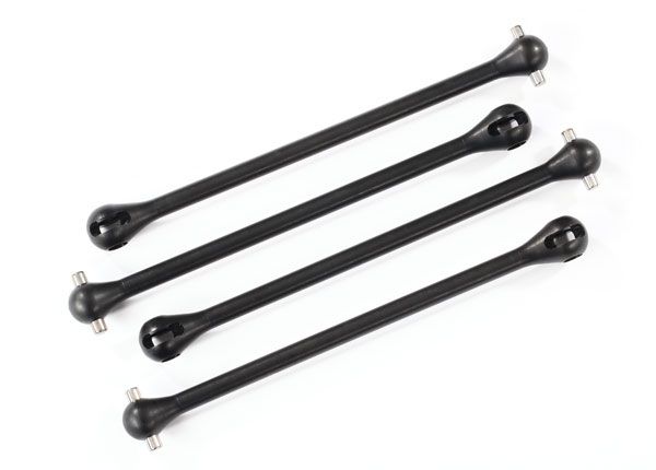 Traxxas Driveshaft, steel constant-velocity, WideMAXX (shaft only, 109.5mm) (4)