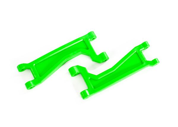Traxxas Suspension arms, upper, green (left or right, front or rear) (WideMAXX kit) (2)