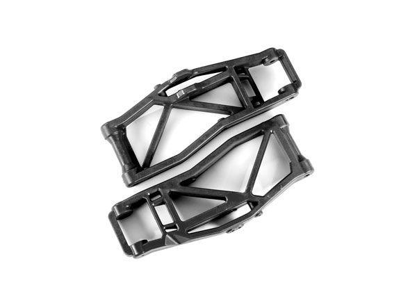 Traxxas Suspension arms, lower, black (L/R, F/R) (WideMAXX kit)