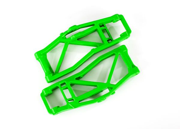 Traxxas Suspension arms, lower, green (L/R, F/R) (WideMAXX kit)