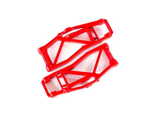 Traxxas Suspension arms, lower, red (L/R, F/R) (WideMAXX kit)