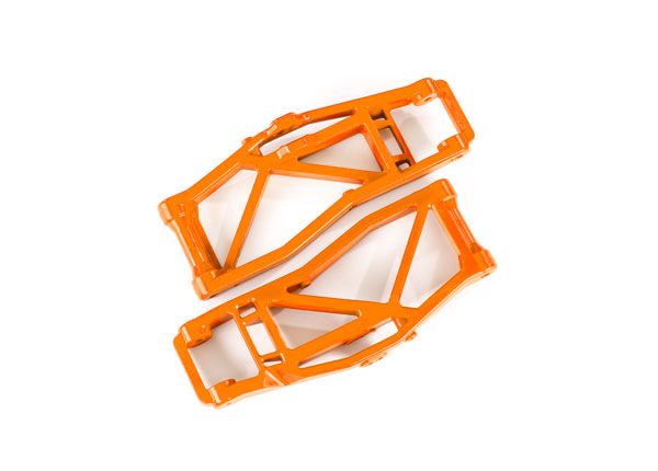 Traxxas Suspension arms, lower, orange (L/R, F/R) (WideMAXX kit)