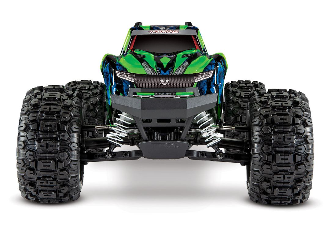 Traxxas Hoss 4X4 VXL - Green & Blue 1/10 Scale 4WD Brushless