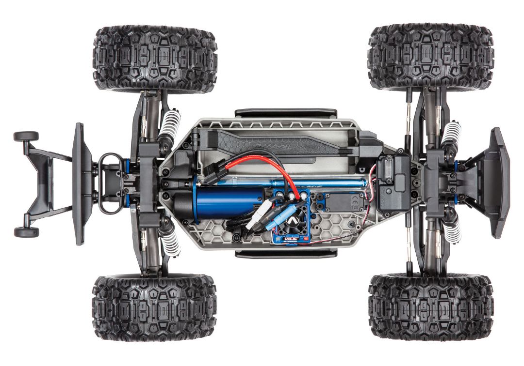 Traxxas Hoss 4X4 VXL - Green & Blue 1/10 Scale 4WD Brushless