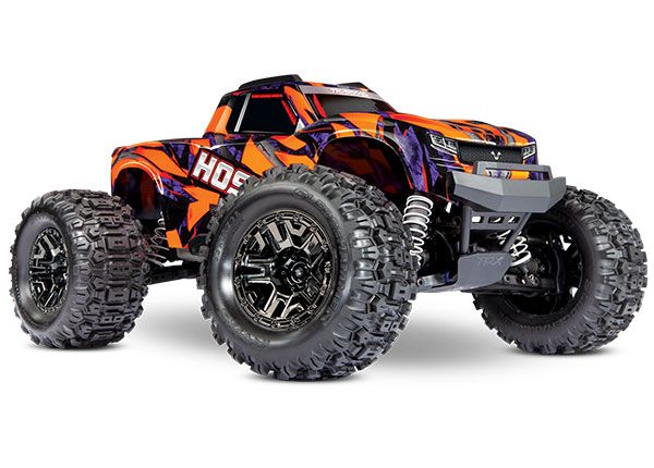 Traxxas Hoss 4X4 VXL - Orange & Purple 1/10 Scale 4WD Brushless Electric Monster Truck