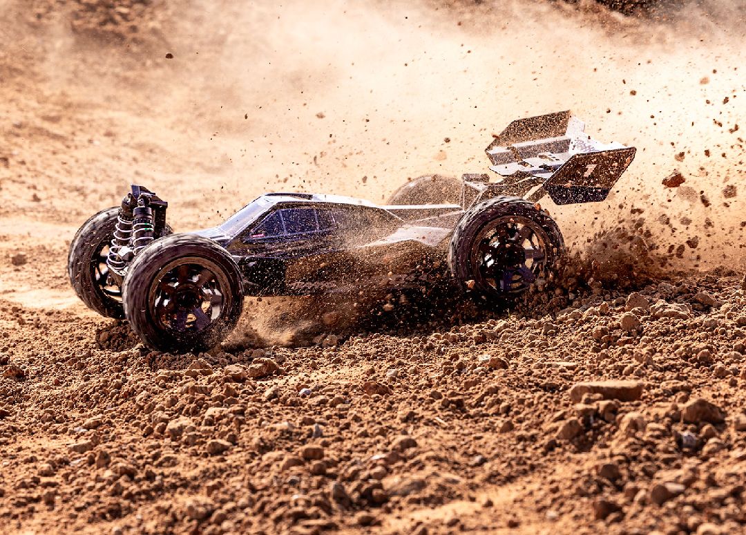 Traxxas 1/8 Jato 4x4 BL-2S 4x4 RTR - Black w/ Charger & Battery