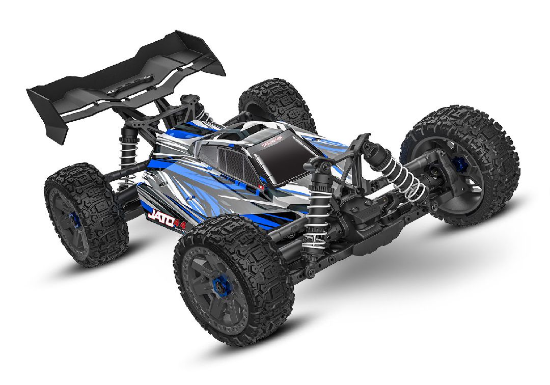 Traxxas 1/8 Jato 4x4 BL-2S 4x4 RTR - Blue w/ Charger & Battery