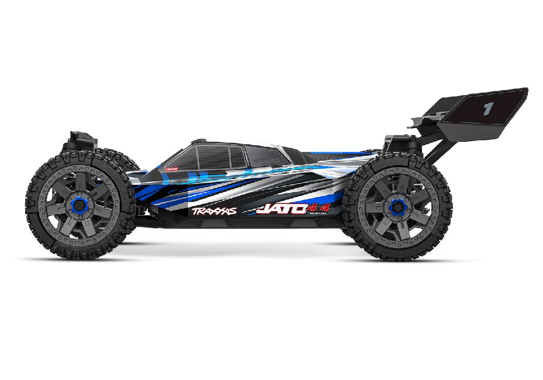 Traxxas 1/8 Jato 4x4 BL-2S 4x4 RTR - Blue w/ Charger & Battery