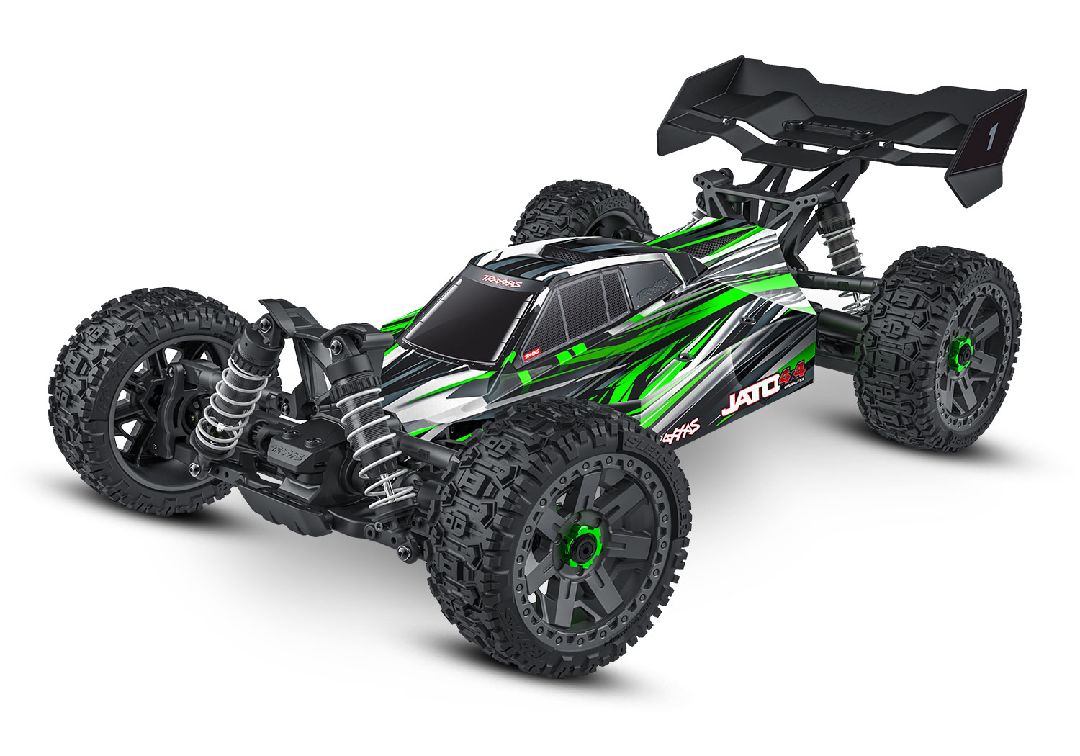 Traxxas 1/8 Jato 4x4 BL-2S 4x4 RTR - Green w/ Charger & Battery