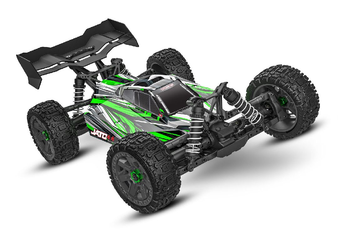 Traxxas 1/8 Jato 4x4 BL-2S 4x4 RTR - Green w/ Charger & Battery