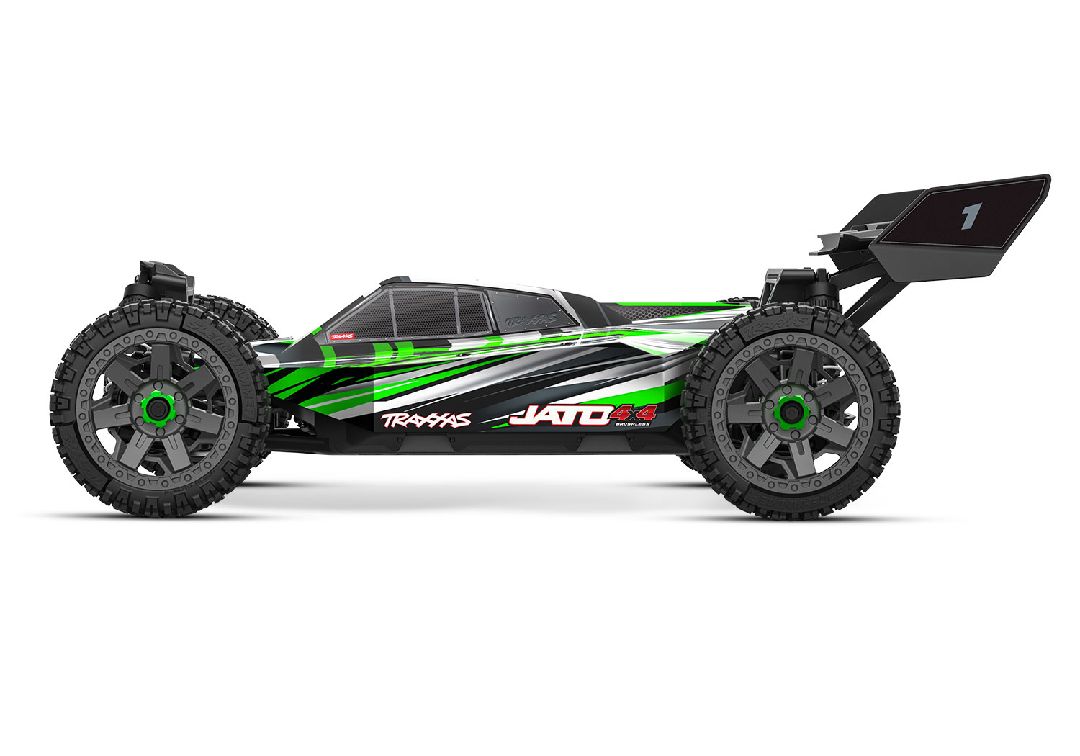 Traxxas 1/8 Jato 4x4 BL-2S 4x4 RTR - Green w/ Charger & Battery