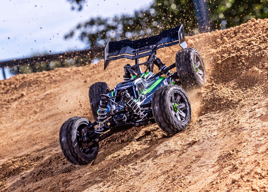 Traxxas 1/8 Jato 4x4 BL-2S 4x4 RTR - Green w/ Charger & Battery