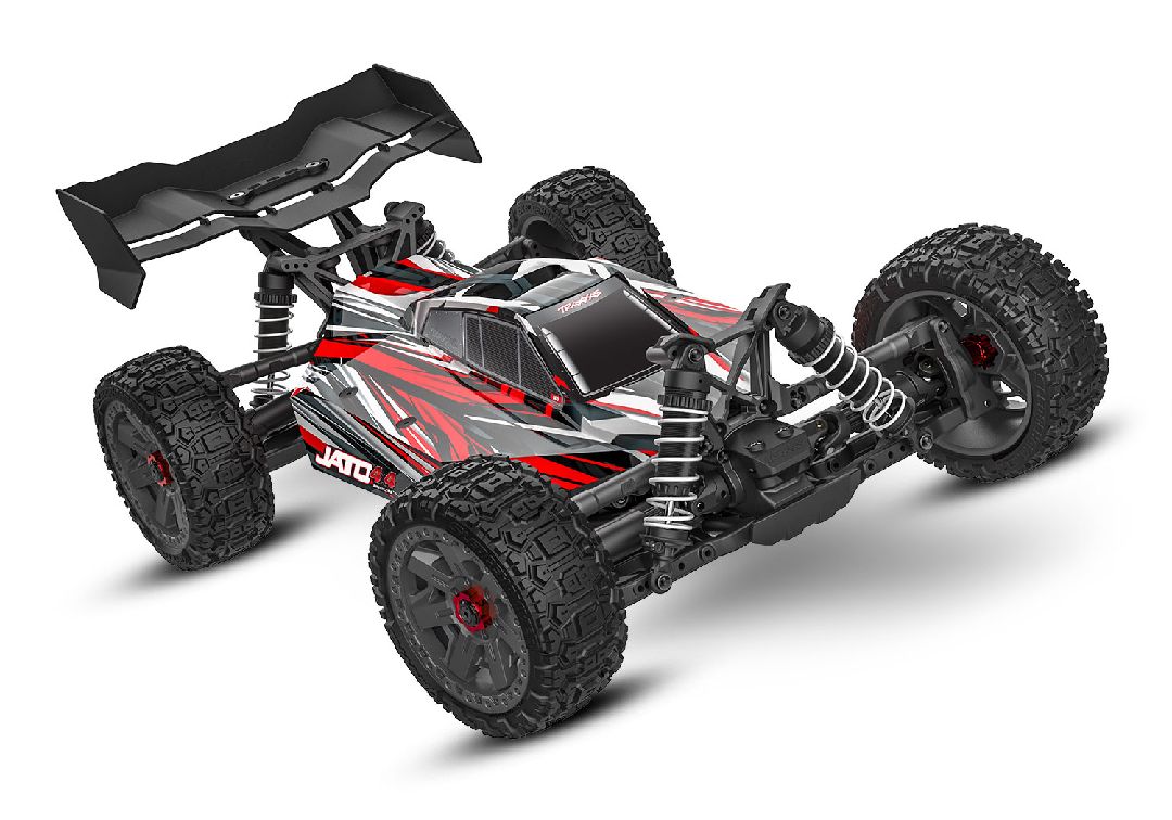 Traxxas 1/8 Jato 4x4 BL-2S 4x4 RTR - Red w/ Charger & Battery