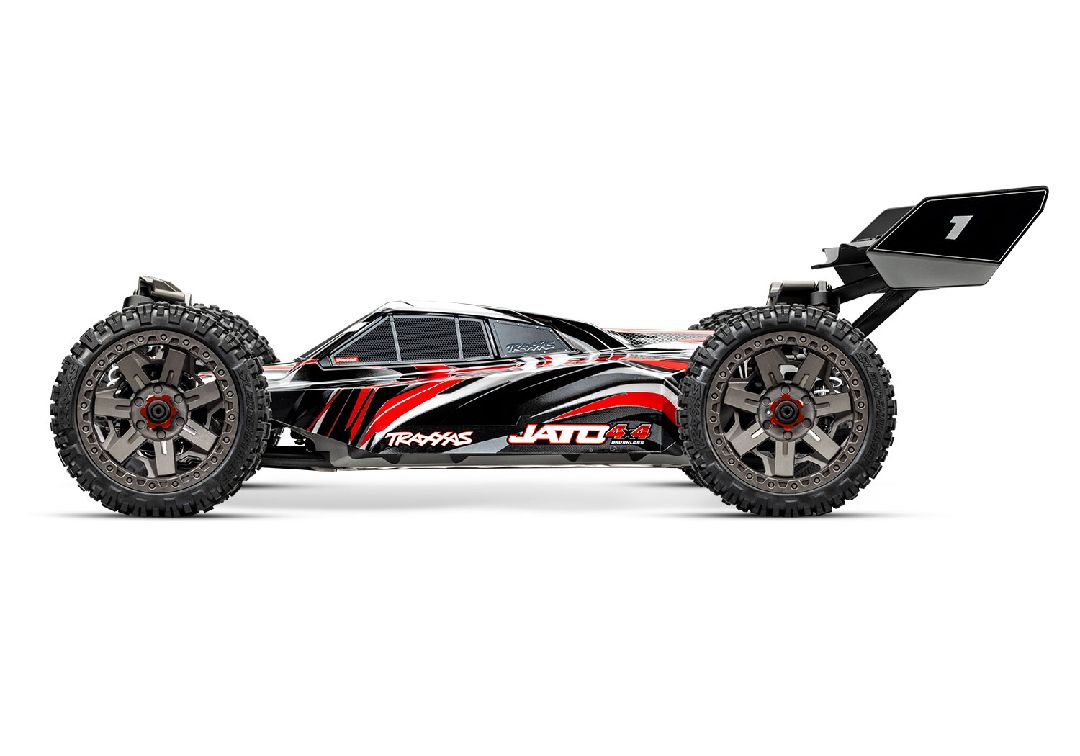 Traxxas 1/8 Jato 4x4 BL-2S 4x4 RTR - Red w/ Charger & Battery