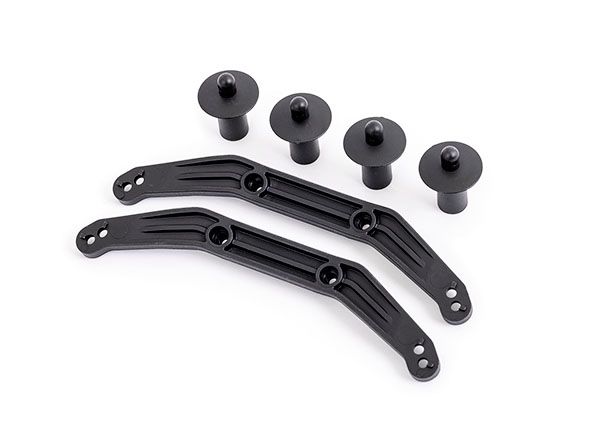 Traxxas Body mounts, front & rear, extreme heavy duty - Click Image to Close