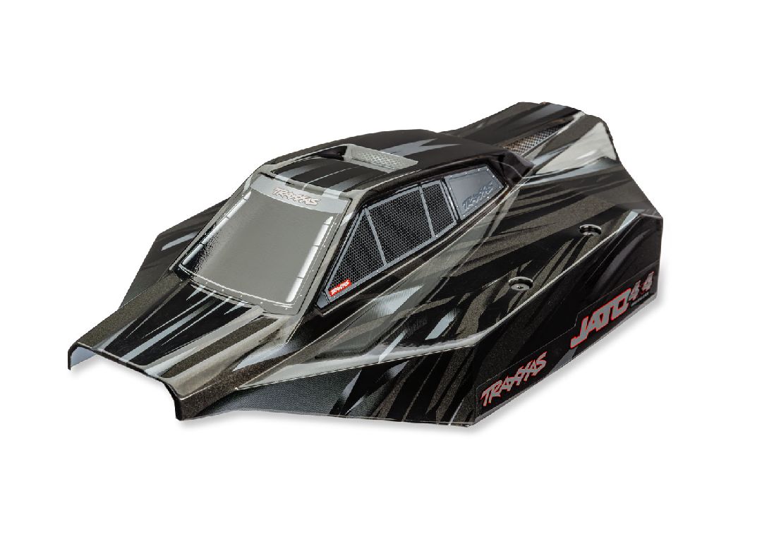 Traxxas Body, Jato® 4X4 Brushless, black (painted, decals applied)