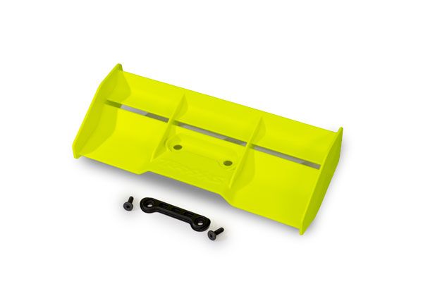 Traxxas Wing (yellow)/ wing washer/ 4x12mm FCS (2)