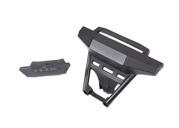 Traxxas Bumper, front/ bumper support - Click Image to Close