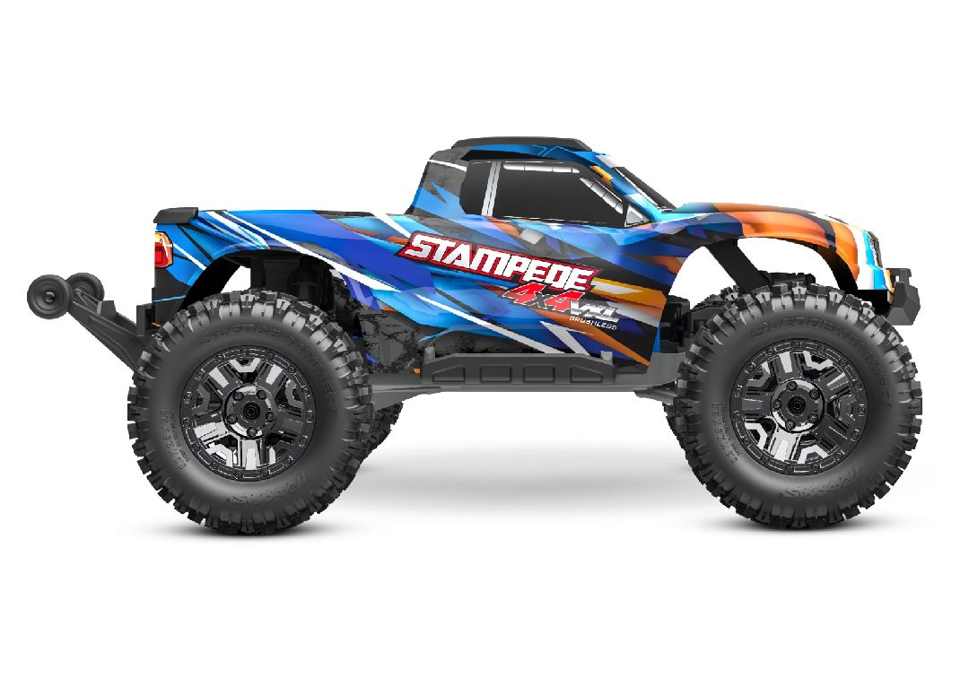 Traxxas Stampede VXL Brushless 1/10 4X4 Monster Truck - Orange - Click Image to Close