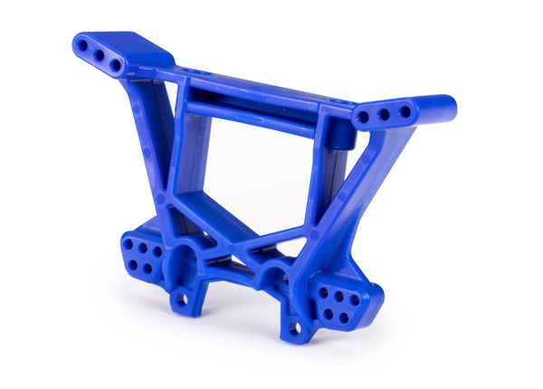 Traxxas Shock tower, rear, extreme heavy duty, blue (for use with #9080 upgrade kit)