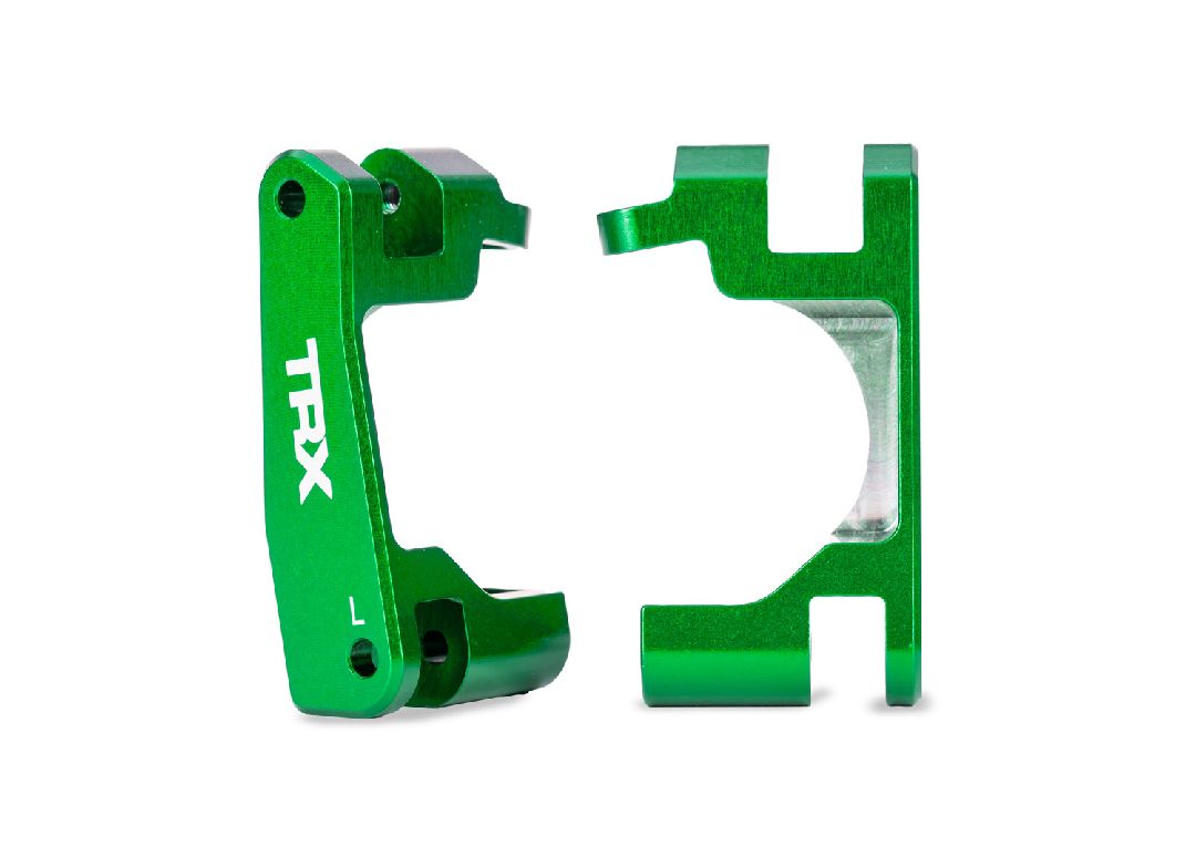 Traxxas Caster blocks (c-hubs), 6061-T6 alum (green) left/right