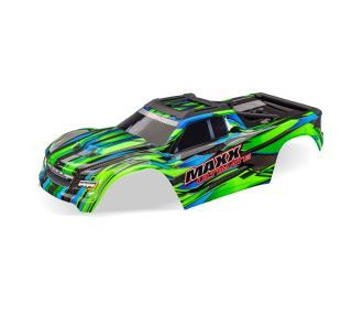 Traxxas Body, Maxx Ultimate, green (painted, decals applied)
