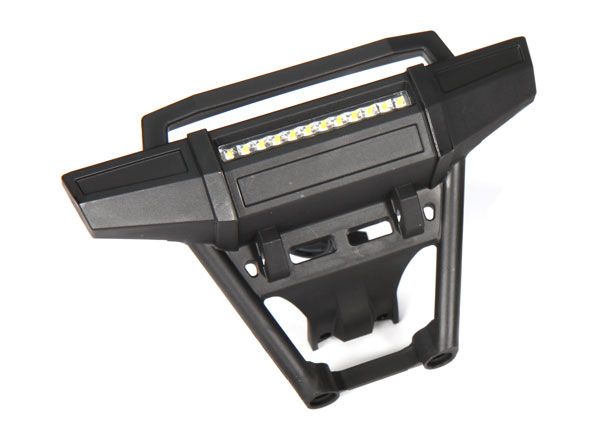 Traxxas Bumper, front (with LED lights) (replacement for #9035 front bumper)