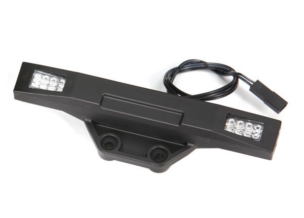 Traxxas Bumper, rear (with LED lights) (replacement for #9036 rear bumper)