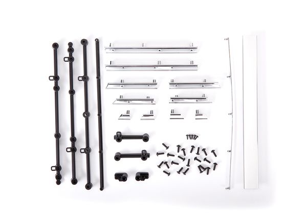 Traxxas Side trim, Chevrolet Blazer (1972),left & right/ rear trim, upper & lower/ retainers, left, right & rear/ 2.6x8 BCS (23)/ 1.6x5 BCS (self-tapping) (5) (fits #9111 body)