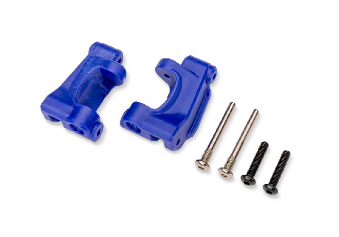 Traxxas Extreme Heavy-Duty Caster Blocks (L&R) - Blue