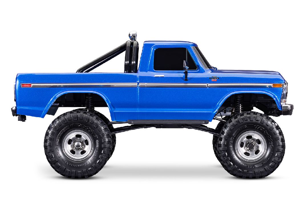 Traxxas TRX-4 Ford F-150 Ranger XLT High Trail Edition - Blue - Click Image to Close